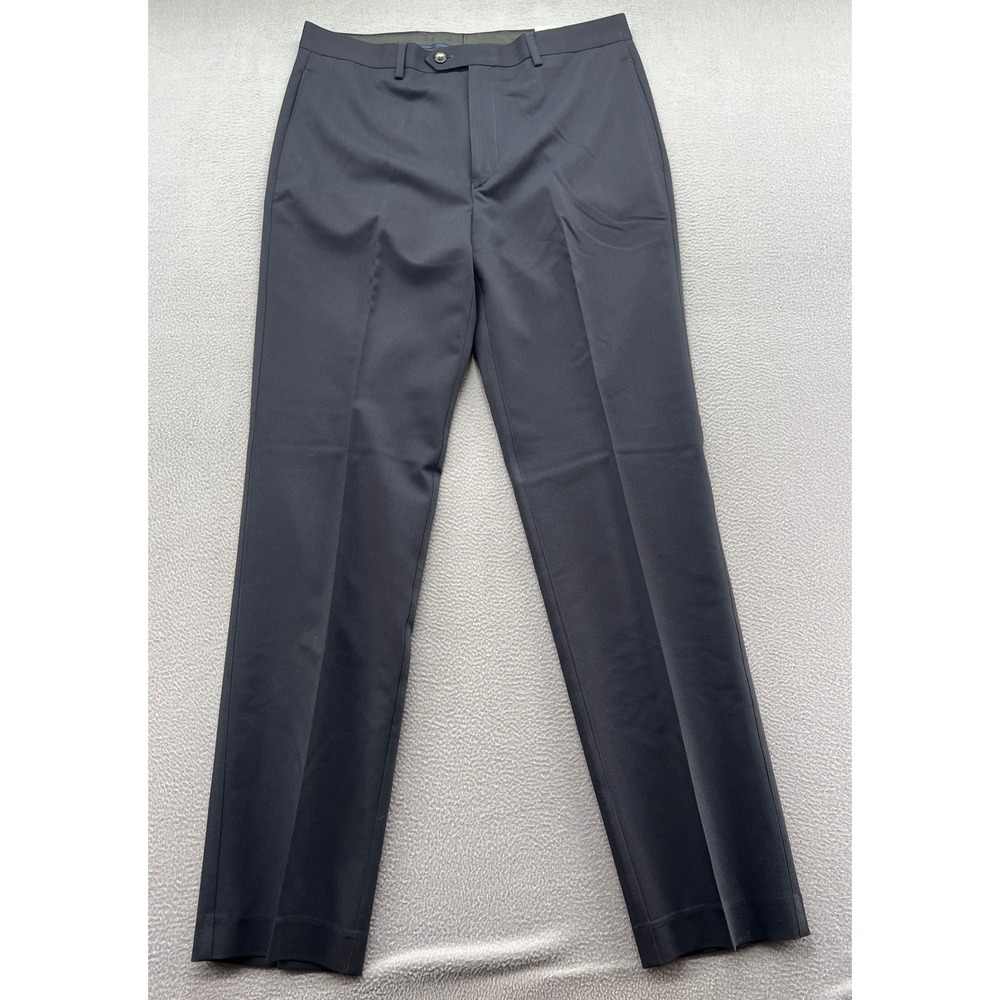 Lauren Ralph Lauren Dress Pants Men's 34x34 Navy Blue Ultraflex Classic Fit NWT